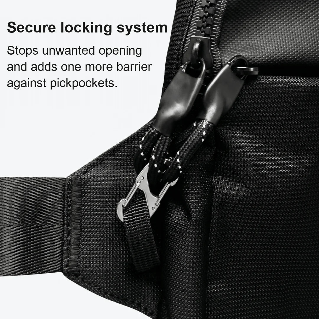 Sling bag secure locking