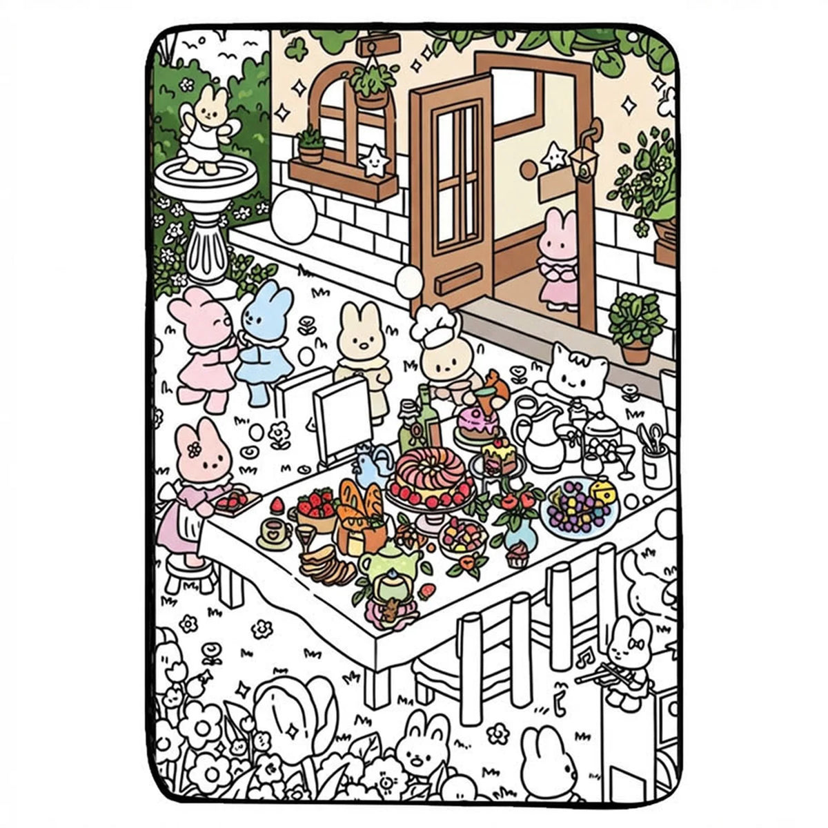 Tinta Blanket Bunny Party design