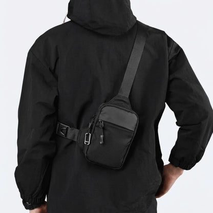 Sling bag worn back