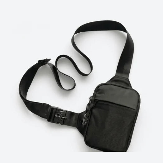 Lysby Anti-Theft Sling Bag in Midnight black