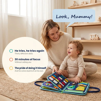 Look, Mummy: he did it by himself