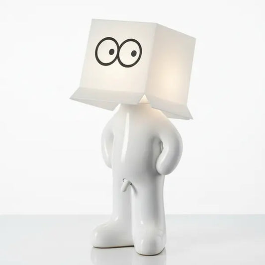 Leo Lamp - Boxed white - surprised