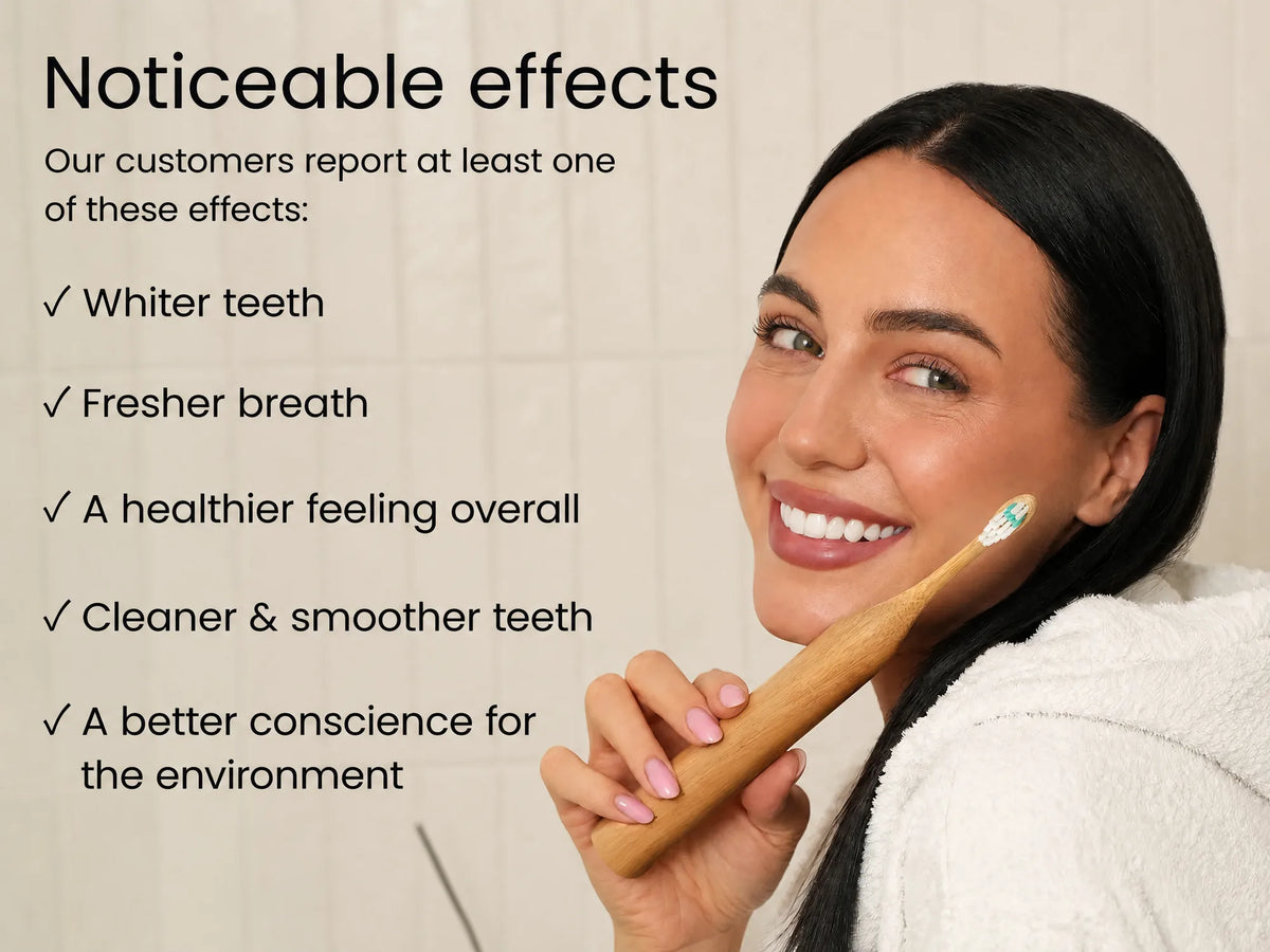 Noticeable effects of the Lysby sonic toothbrush