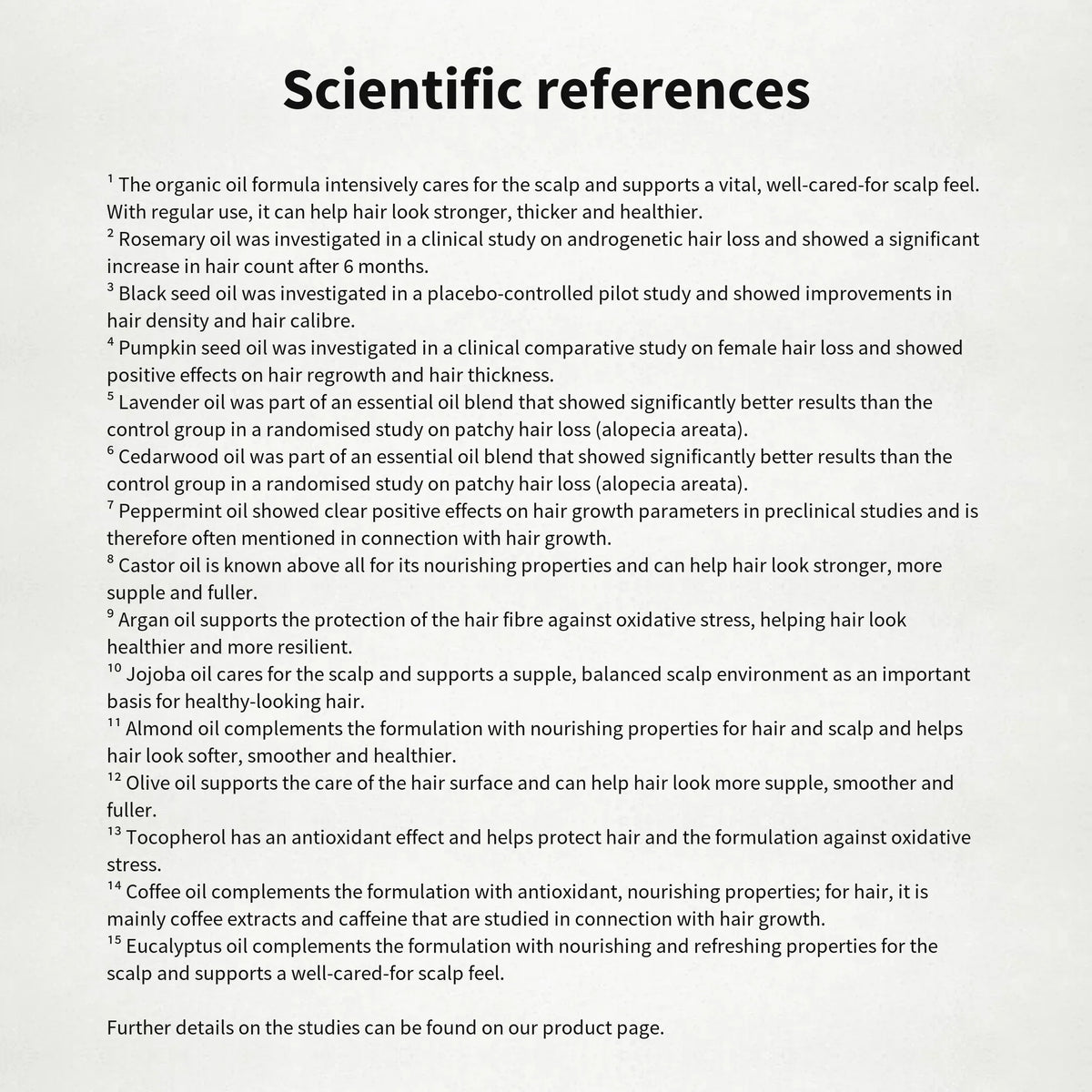 Scientific references