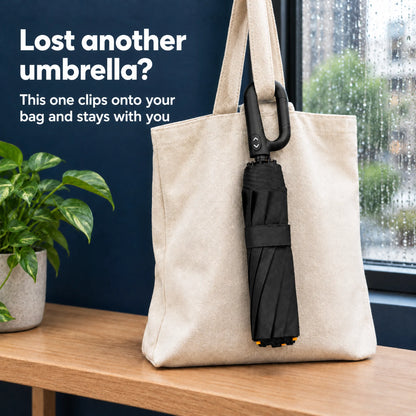 Japanese Umbrella clipped onto a tote bag