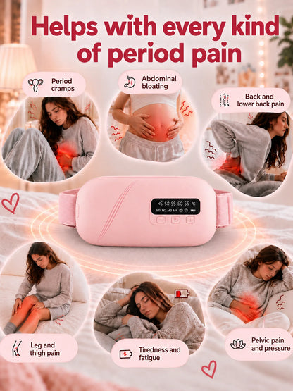 Period Relief Belt for cramps, bloating, back, leg and pelvic pain