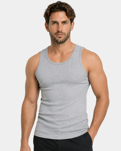 Light grey Smart Fit Tank Top, front view