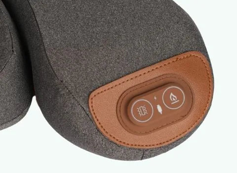Solace control panel with heat and vibration buttons