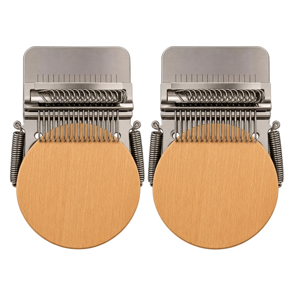 Two darning looms